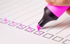project manager checklist